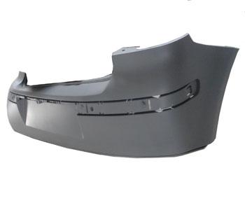 VOLKSWAGEN POLO- 5- 02/09; ARKA TAMPON GRİ (BANT DELİKLİ (PLAKA YERİ 60 CM DİKDÖRTGEN PLAKA) TW)