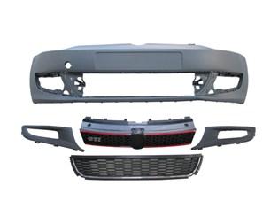 VOLKSWAGEN POLO- 6- 10/14; ÖN TAMPON KOYU GRI (GTI(SIS KAPAGI/TAMPON PANJURU VE ÖN PANJUR 5 PARÇASET