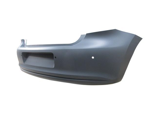 VOLKSWAGEN POLO- 6- 10/14; ARKA TAMPON GRI(ASTARLI SENSÖR DELIKLI)(TYG)