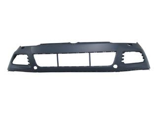 VOLKSWAGEN TOUAREG- 10/14; ÖN TAMPON SİYAH (SİS/PANJUR VE FAR YIKAMA DELİKLİ TW)