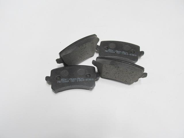 VOLKSWAGEN TIGUAN- 12/15; ARKA FREN BALATASI (DISK)(105,5X56,4X17)(BRAMAX)