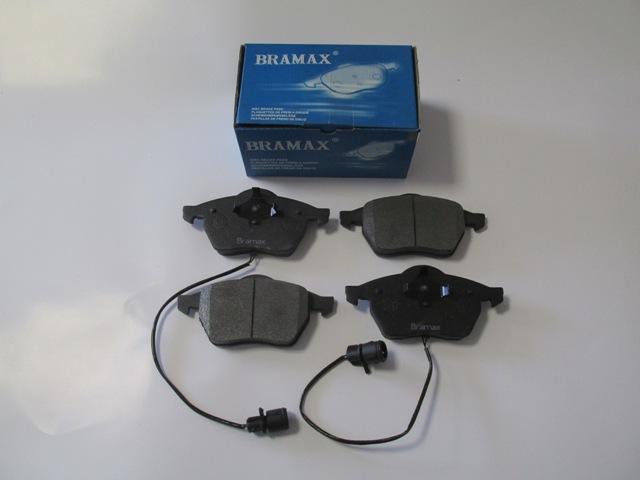 AUDI A100- 92/95; ÖN FREN BALATASI 2,0/2,4D/2,5TDI/2,6/2,8 (2KABLOLU)(DISK)(156,4X73,8X19,5)(BRAMAX)