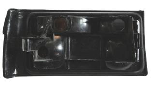 RENAULT R9- FAIRWAY- 93/96; STOP LAMBASI SAG (SIYAH/KIRMIZI) (DUYSUZ) (PLEKSAN)