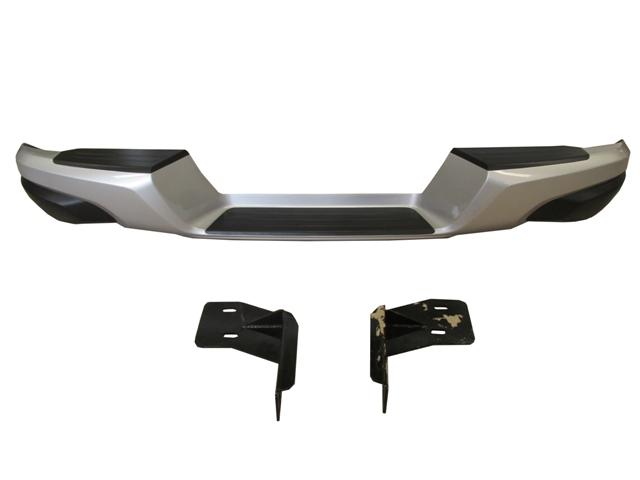 MITSUBISHI L200- PICK UP- 15/18; ARKA TAMPON GRI/SIYAH (ORIJINAL RENK)(BAGLANTI BRAKETLI)(FPI)