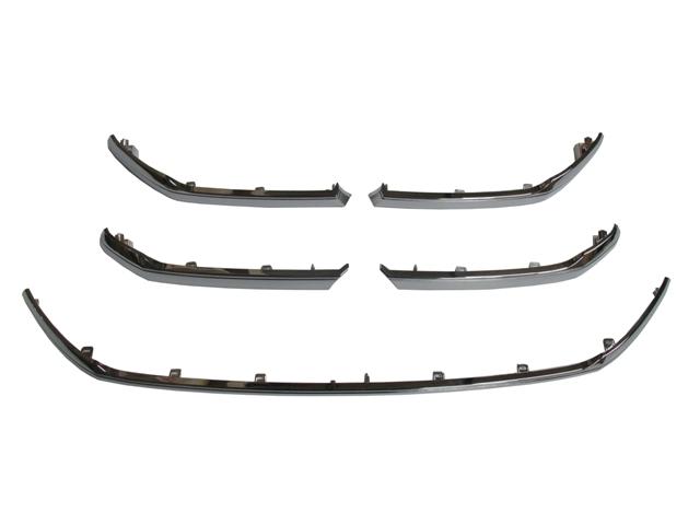 TOYOTA HILUX- PICK UP- 15/19; ÖN PANJUR NIKELAJ ÇITASI (5 PARÇA SET) (TW)