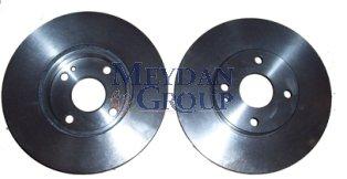 MAZDA 323- SD- 90/95; ÖN FREN DISKI (HAVALI)(ADET) 1.3/1.5/1.8cc (257X22X55X45X4-1)(DAIWA)