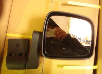 JEEP WRANGLER- 03/06; KAPI AYNASI SAG MANUEL SIYAH (POLYWAY)