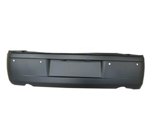 CHRYSLER 300C- 05/07; ARKA TAMPON SIYAH (SENSÖR DELIKLI) (TYG)