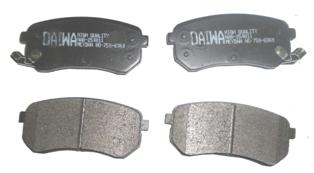 HYUNDAI I10- 08/11; ARKA FREN BALATASI (DISK) (92,4X41X14) (DAIWA)