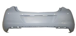 OPEL ASTRA- J- HB- 10/12; ARKA TAMPON GRI (ASTARLI SENSÖR DELIKLI/KARLIKSIZ) (TÜV) (TYG)