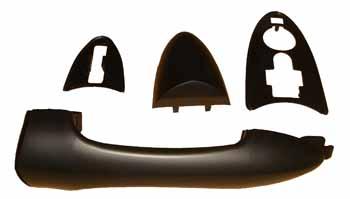 FORD FOCUS- SD/HB- 98/05; ARKA KAPI DIS AÇMA KOLU SAG/SOL AYNI (ADET) SIYAH (BOYANIR TIP) (HUSHAN)