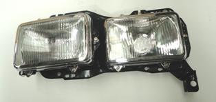 ISUZU NKR- 90/97; FAR LAMBASI SOL ÇIFTLI (BAGLANTI SACI ILE BIRLIKTE)(H4/H4)(FAMELLA)